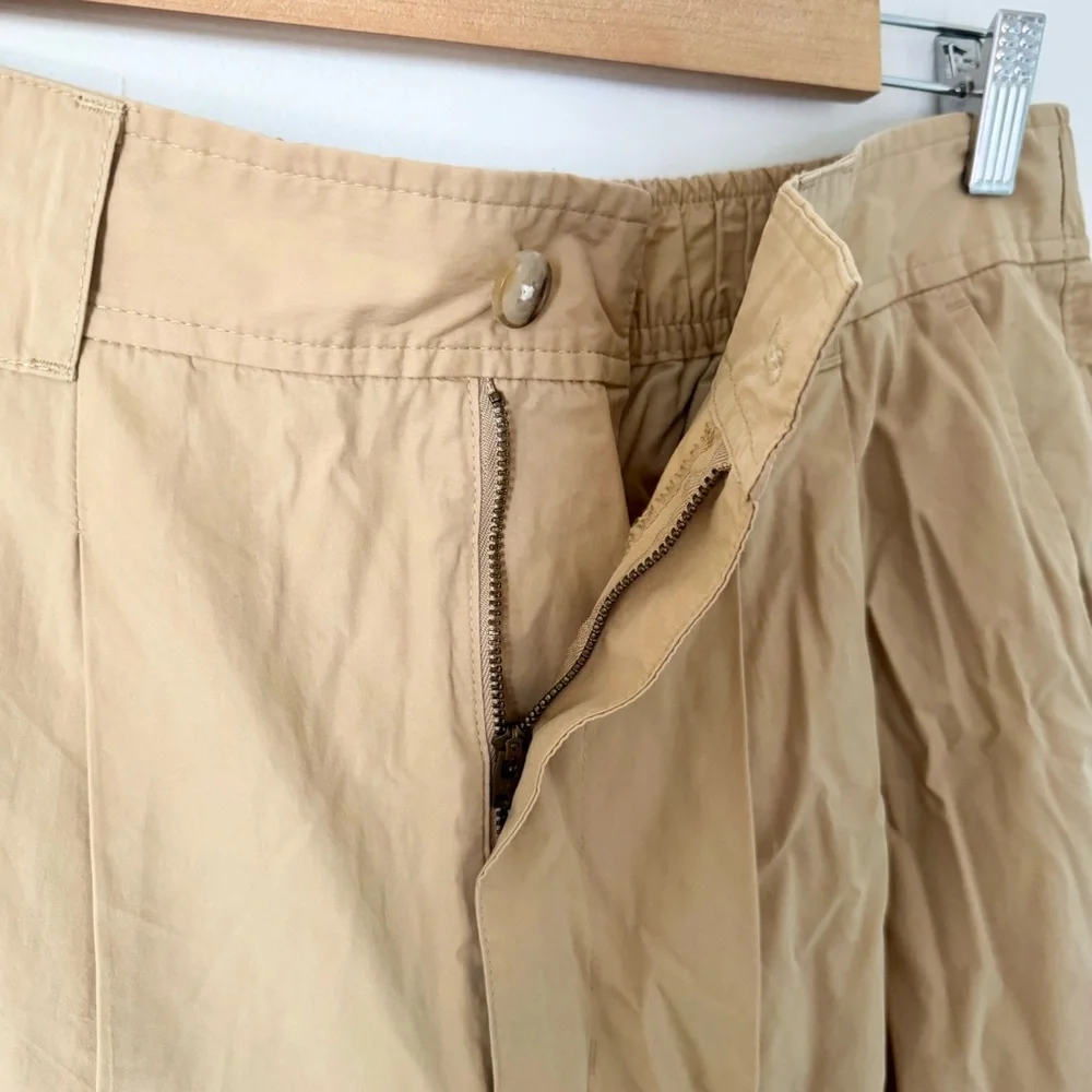 Madewell Pleated Pull-On Balloon Pants Desert Dune Size 12 - Picture 10 of 15